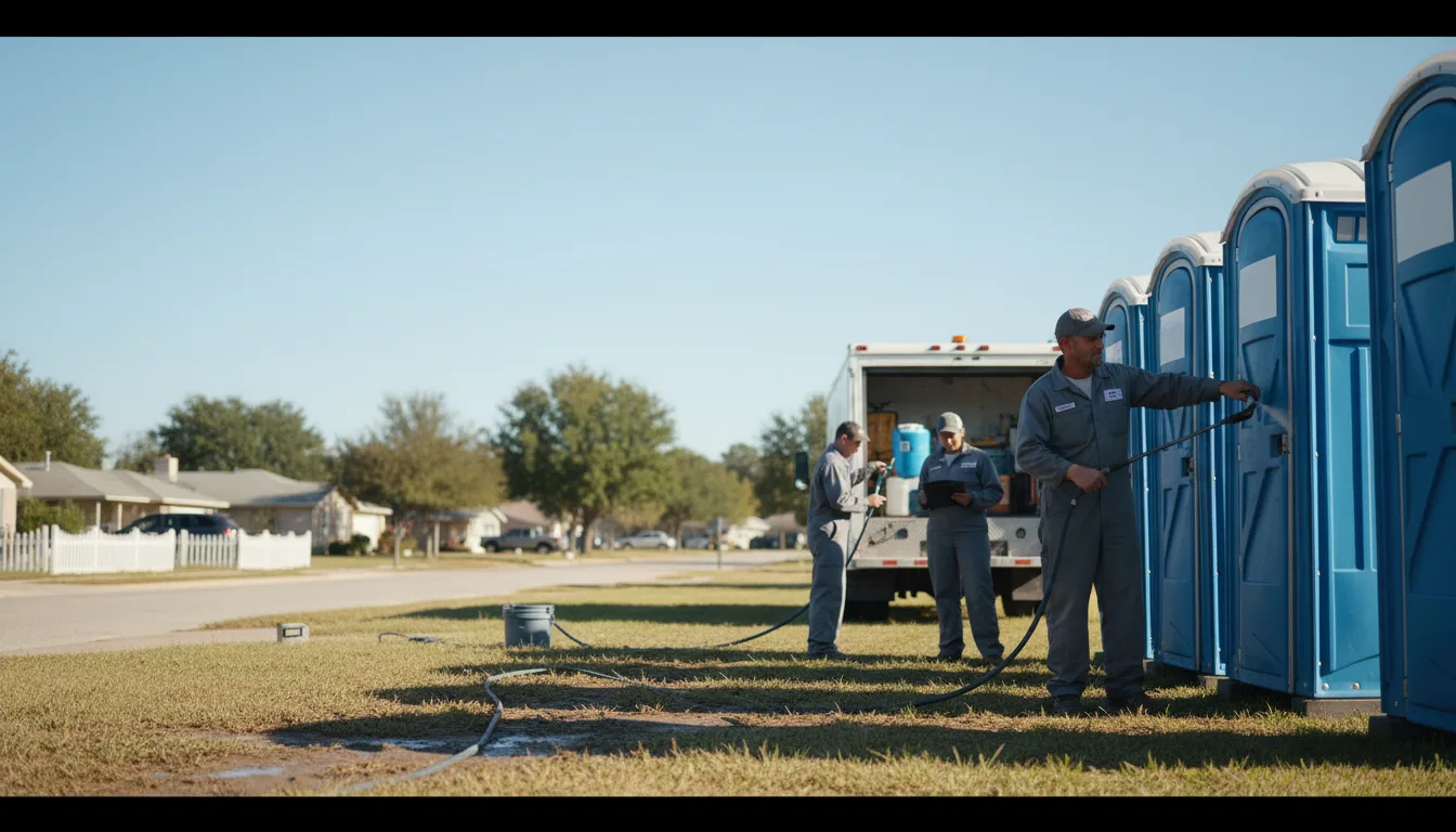 Long-Term Portable Toilet Rental in Sterling, IL near me